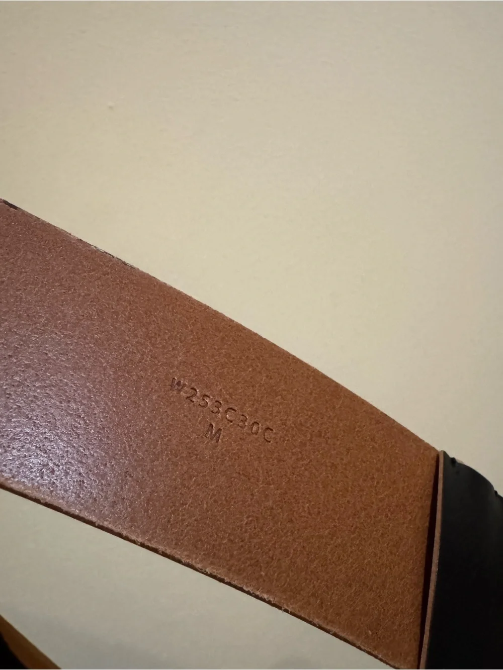 Acne Studios Heart Logo Buckle Belt Black Camel